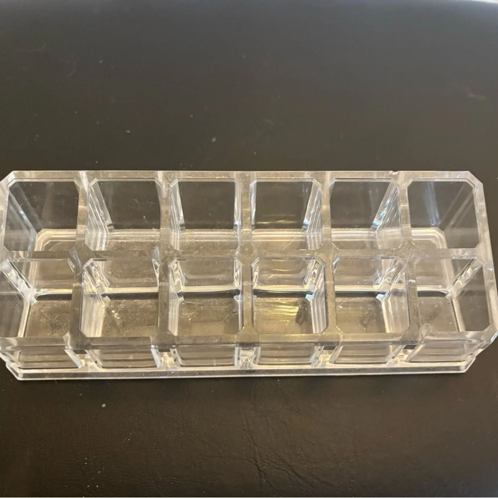 Two Clear Acrylic Organizer